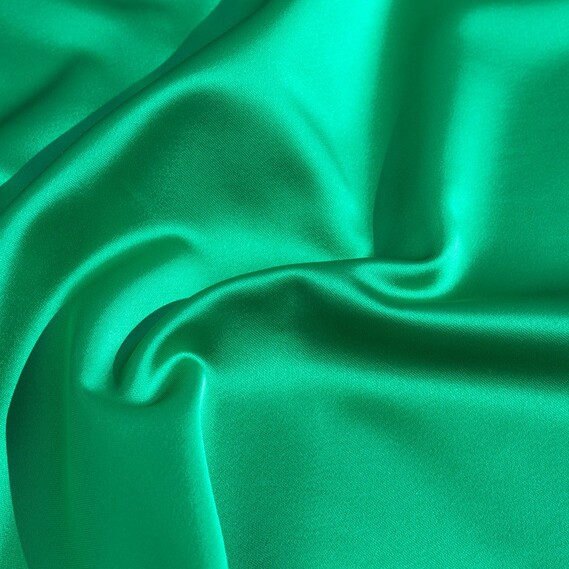 Тканина костюмна атласна Scarlett, 140 см, 495 гр/м2, для одягу, плаття, костюмів, спідниць смарагд, фото 1 Тканина костюмна атласна Scarlett, 140 см, 495 гр/м2, для одягу, плаття, костюмів, спідниць смарагд, фото 1