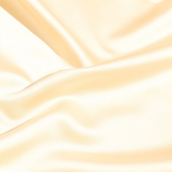 Ткань костюмная атласная Scarlett, 140 см, 495 гр/м2, для одежды, платьев, костюмов, юбок св/золото, фото 1