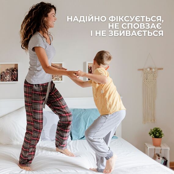 Простынь трикотажная 140/160х200х35 см на резинке IDEIA, эластичная, трикотаж, хлопок м`ята , фото 7 Простынь трикотажная 140/160х200х35 см на резинке IDEIA, эластичная, трикотаж, хлопок м`ята , фото 7