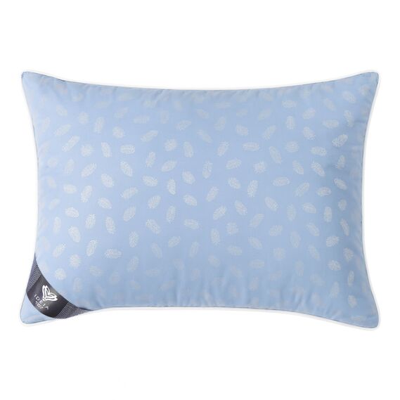 Подушка пухова 50х70 см IDEIA пух перо натуральний наповнювач тканина бавовна, фото 1