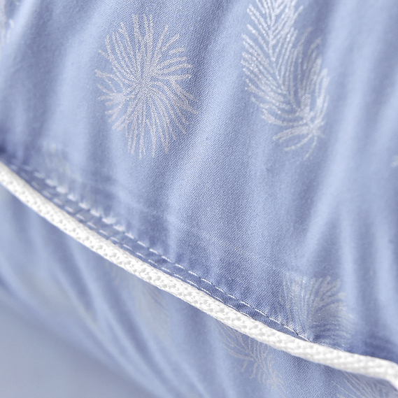 Подушка пухова 50х70 см IDEIA пух перо натуральний наповнювач тканина бавовна, фото 6