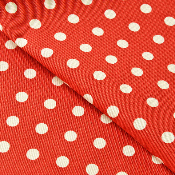 Fabric decorative cotton Premier V-8 червоний, Горох, фото 1 Fabric decorative cotton Premier V-8 червоний, Горох, фото 1