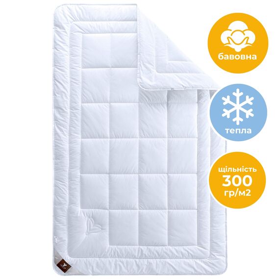 Одеяло Air Dream Premium 155х210 см зимнее IDEIA антиаллергенное, натуральное, хлопок, силикон, теплое, фото 1