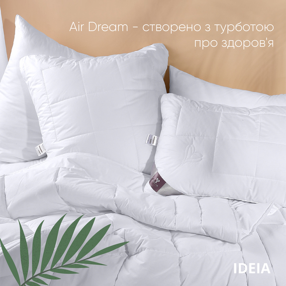 Одеяло летнее Air Dream Premium 155х210 см всесезонное IDEIA антиаллергенное, натуральное, хлопок, силикон, для лета, облегченная, фото 8