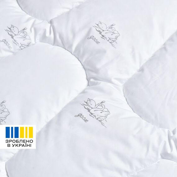 Ковдра дитяча зимова у ліжечко PAPAELLA 100х135 см аналог лебединого пуху, штучний пух, антиалергійна, супер м`яка тепла, фото 5
