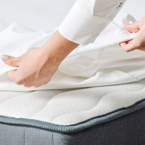 Mattress Aqua Stop with an elastic band on perimeter IDEIA 90х200х23 cm, фото 8