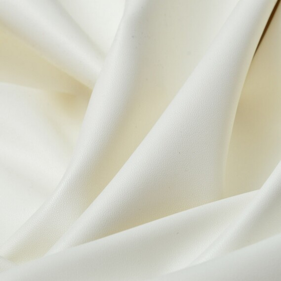 Тканина шкіра штучна Classic біла, фото 1 Тканина шкіра штучна Classic біла, фото 1