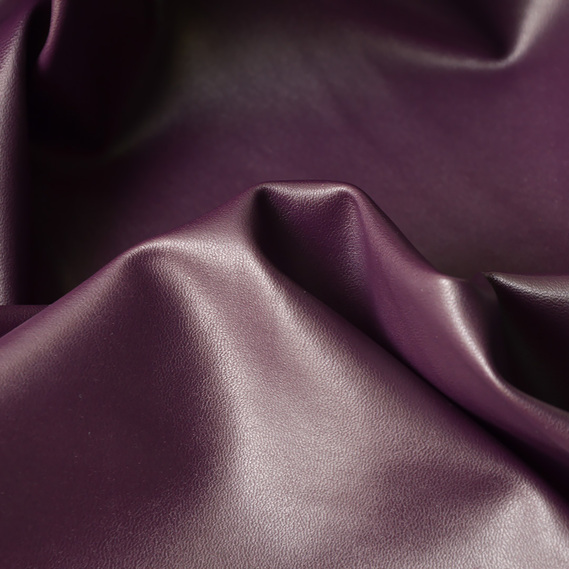 The fabric is artificial leather Classic баклажан, фото 2