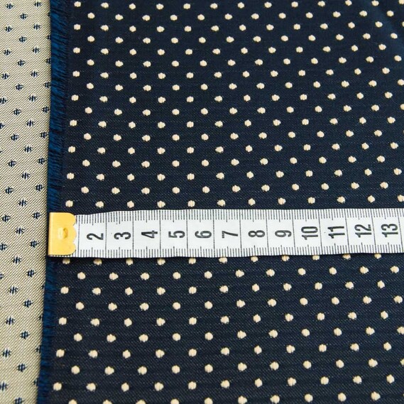 Тканина портьєрна жакардова Савіньон V-501 синій, фото 3 Тканина портьєрна жакардова Савіньон V-501 синій, фото 3