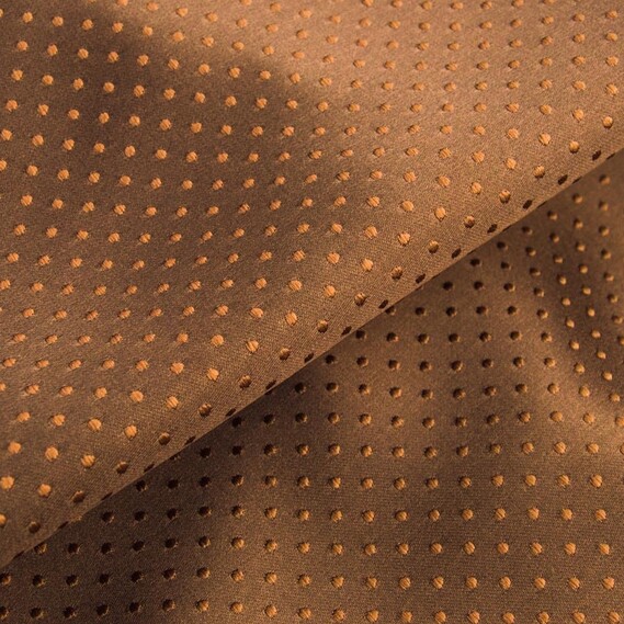 Тканина портьєрна жакардова Савіньон V-302 темний шоколад, фото 2