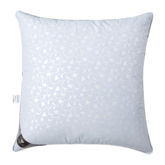 Подушка пухова 70х70 см IDEIA пух перо натуральний наповнювач тканина бавовна, фото 8