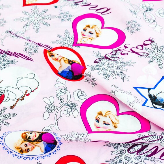 Штапель Холодне Серце рожевий, фото 1