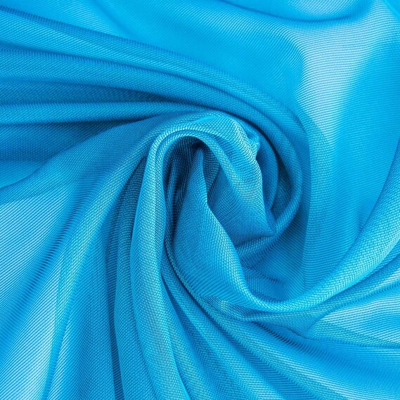 Тюль сітка однотонний Дубаї V-31 яск бірюза, фото 2 Тюль сітка однотонний Дубаї V-31 яск бірюза, фото 2