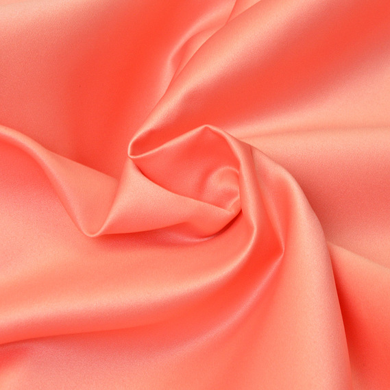 Тканина костюмна тафта матова корал, фото 1