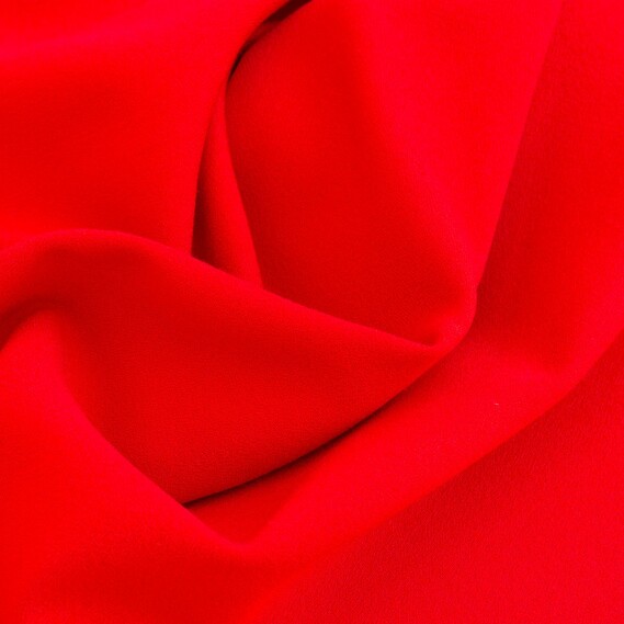 Тканина костюмна Креп Верона V-7 червоний, фото 1