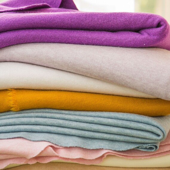 Тканина Трикотаж Осінь двосторонній №14 ментол, фото 2