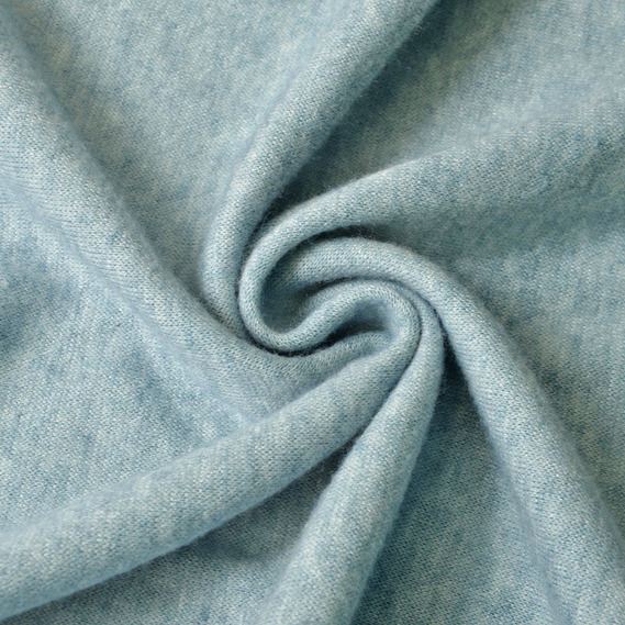 Тканина Трикотаж Осінь двосторонній №18 св. блакитний, фото 1