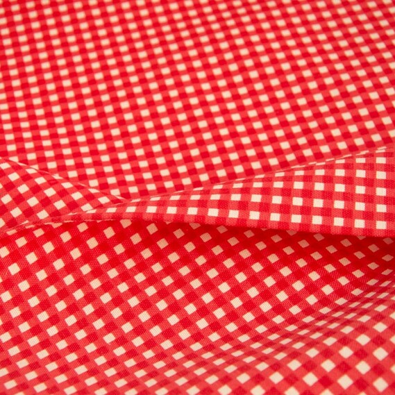 Тканина декоративна Ялинка з водовідштовхувальним просоченням V-15 червона, фото 2 Тканина декоративна Ялинка з водовідштовхувальним просоченням V-15 червона, фото 2