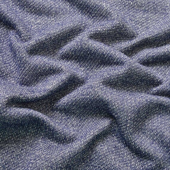 Knitwear Two-thread metallic V-7 синій, фото 2