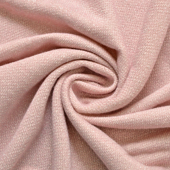 Трикотаж Двохнитка металік V-10 рожевий, фото 1 Трикотаж Двохнитка металік V-10 рожевий, фото 1