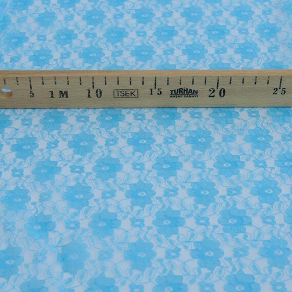 Гипюр Ліла т/блакитний, фото 2 Гипюр Ліла т/блакитний, фото 2