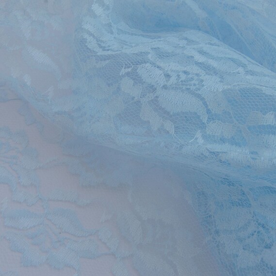 Гипюр Ніка блакитний, фото 1 Гипюр Ніка блакитний, фото 1