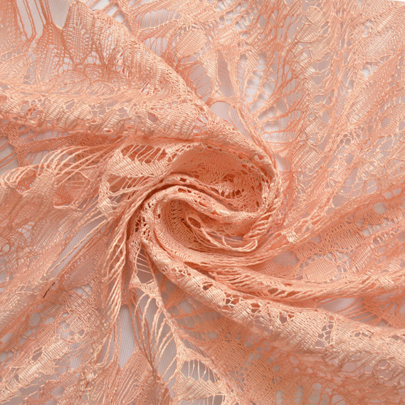 Гипюр Париж персик, фото 1 Гипюр Париж персик, фото 1