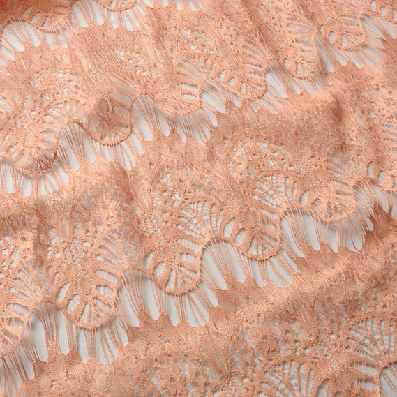 Гипюр Париж персик, фото 2 Гипюр Париж персик, фото 2