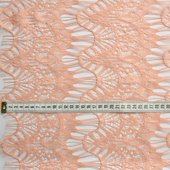 Гипюр Париж персик, фото 3 Гипюр Париж персик, фото 3