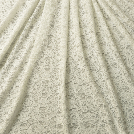 Тюль жаккард Лейс V-04 молоко, фото 1 Тюль жаккард Лейс V-04 молоко, фото 1