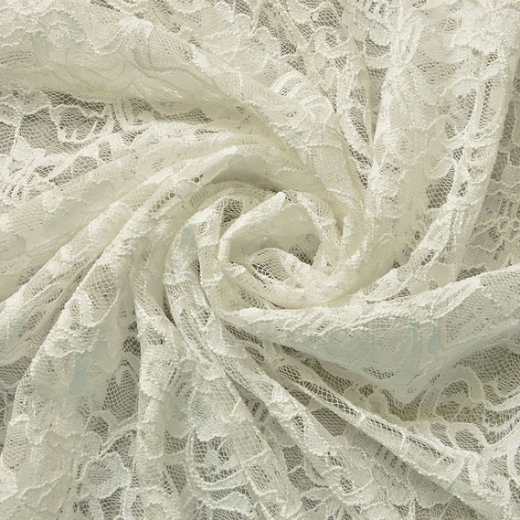 Тюль жаккард Лейс V-04 молоко, фото 2 Тюль жаккард Лейс V-04 молоко, фото 2
