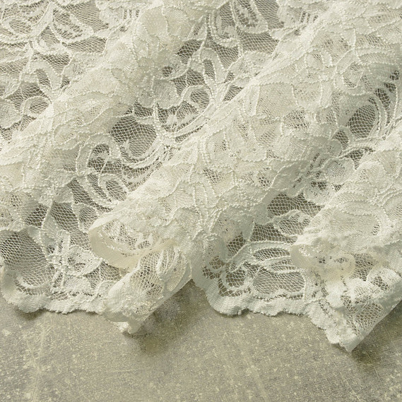 Тюль жаккард Лейс V-04 молоко, фото 3