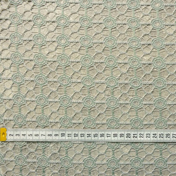 Тюль жаккард Sky V-06 блакитний, фото 4 Тюль жаккард Sky V-06 блакитний, фото 4