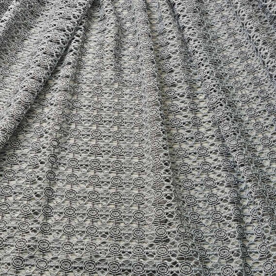 Тюль жаккард Sky V-08 графіт, фото 1 Тюль жаккард Sky V-08 графіт, фото 1