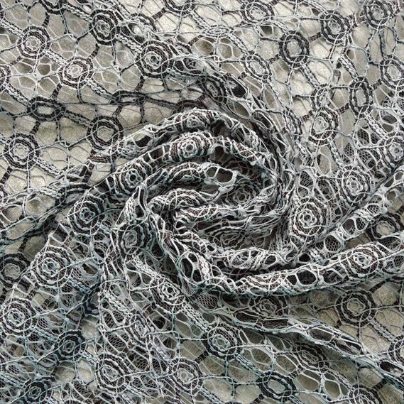 Тюль жаккард Sky V-08 графіт, фото 2 Тюль жаккард Sky V-08 графіт, фото 2