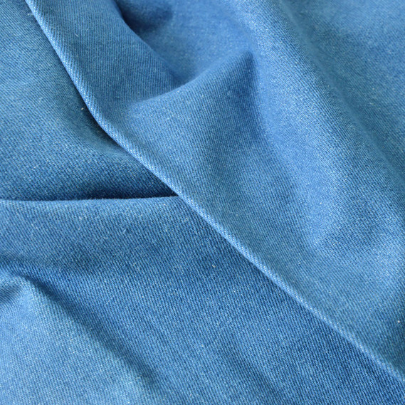 Тканина джинс щільний 339 №4 синій, фото 2