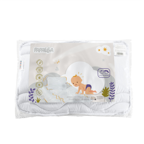 Подушка дитяча Comfort ТM PAPAELLA 40х60 см білий, фото 5 Подушка дитяча Comfort ТM PAPAELLA 40х60 см білий, фото 5