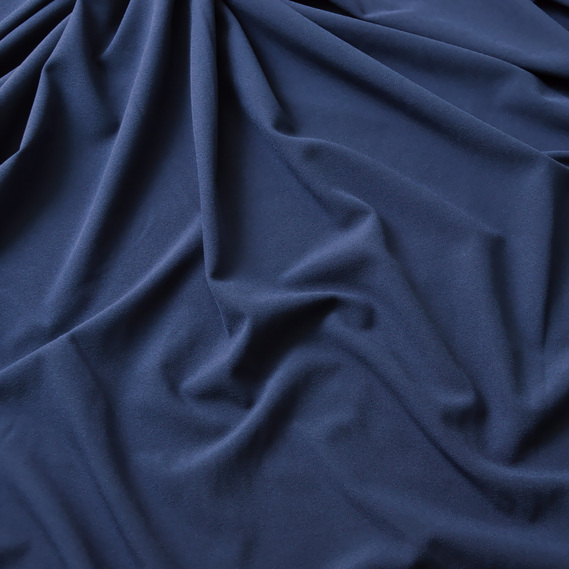 The fabric is chiffon with a moss crepe texture V-4 т/синій, фото 2 The fabric is chiffon with a moss crepe texture V-4 т/синій, фото 2