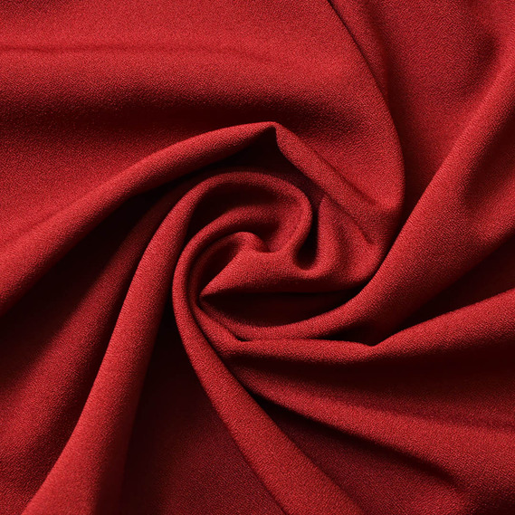 The fabric is chiffon with a moss crepe texture V-7 вишня, фото 1