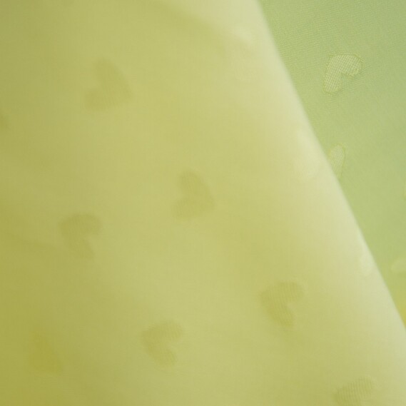 Штапель принт R сердечка лимон, фото 1