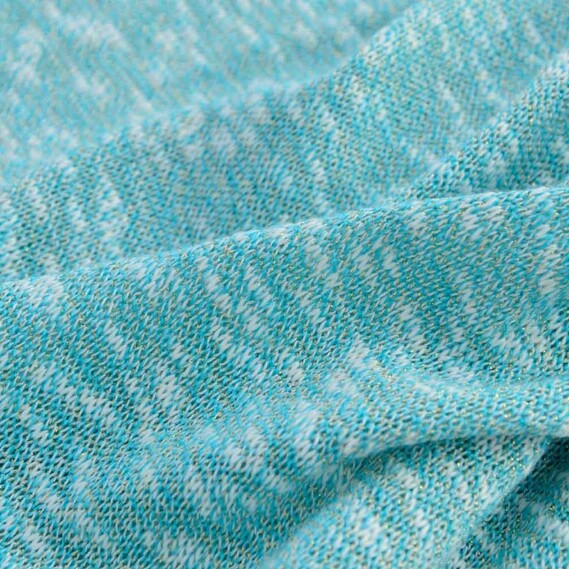 Трикотаж Меланж металік V-6 т/ментол, фото 1 Трикотаж Меланж металік V-6 т/ментол, фото 1