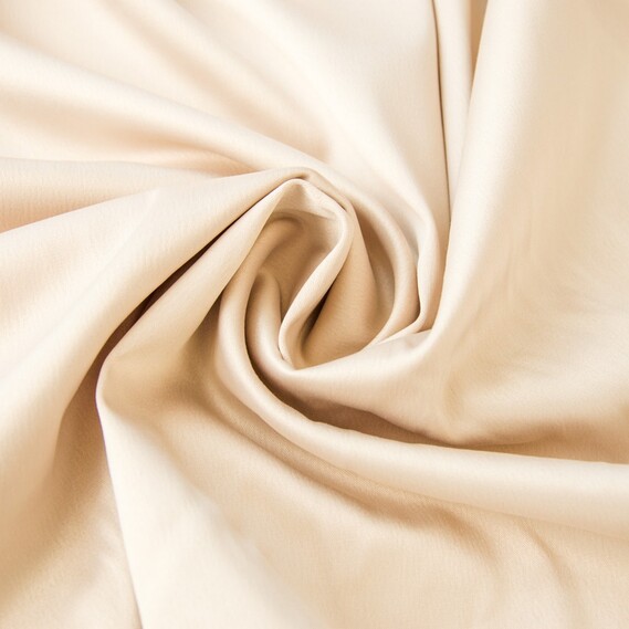 Тканина костюмно-плательна Атлас Lux V-4 св/беж, фото 1