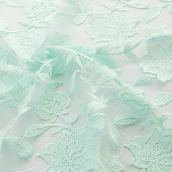 Сетка-вышивка Фрезия ніжна м’ята
, фото 1 Сетка-вышивка Фрезия ніжна м’ята
, фото 1