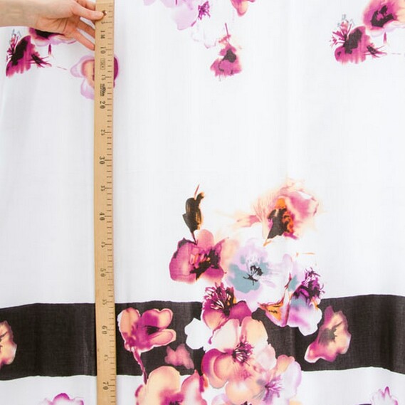 Штапель набивний квіти 3 м`ята, Квітковий, фото 3