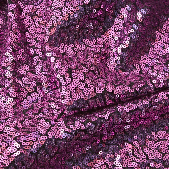 Ткань сетка с пайетками бузок, фото 1