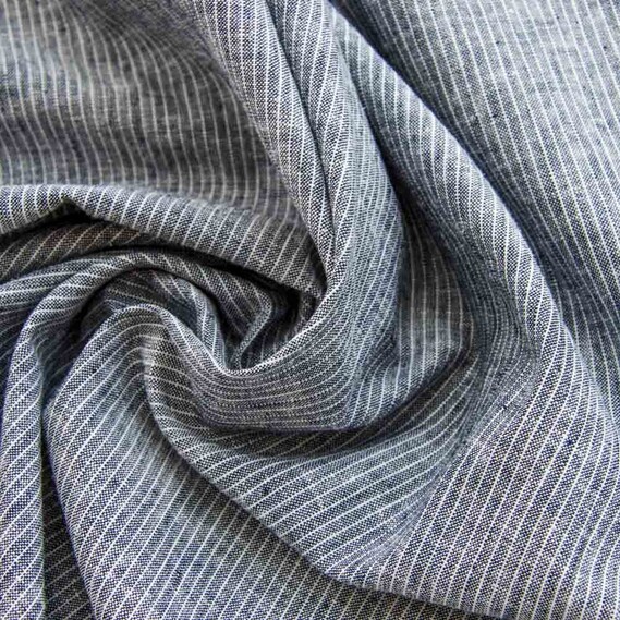 Льон сорочковий Смуга т/синій, фото 1