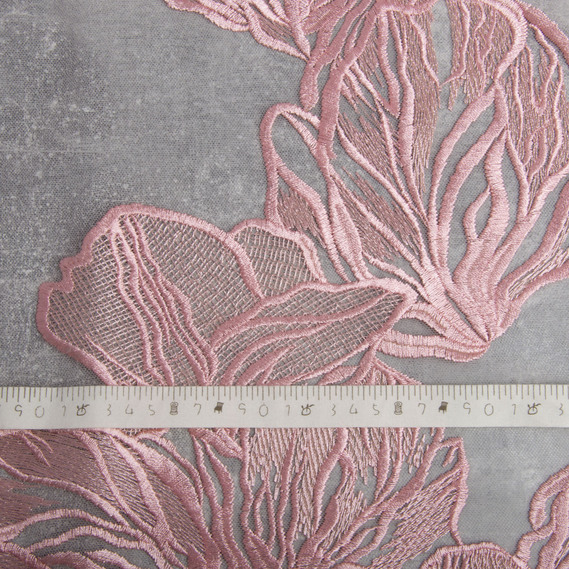 Сетка с вышивкой персик, фото 4 Сетка с вышивкой персик, фото 4