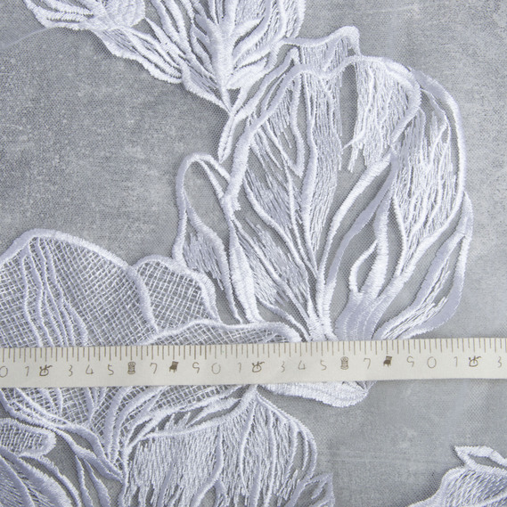 Сетка с вышивкой біла, фото 4 Сетка с вышивкой біла, фото 4