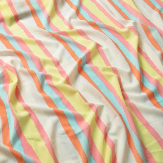 Платтяна принт супер софт смуги лимон/блак, Смуга, фото 2 Платтяна принт супер софт смуги лимон/блак, Смуга, фото 2