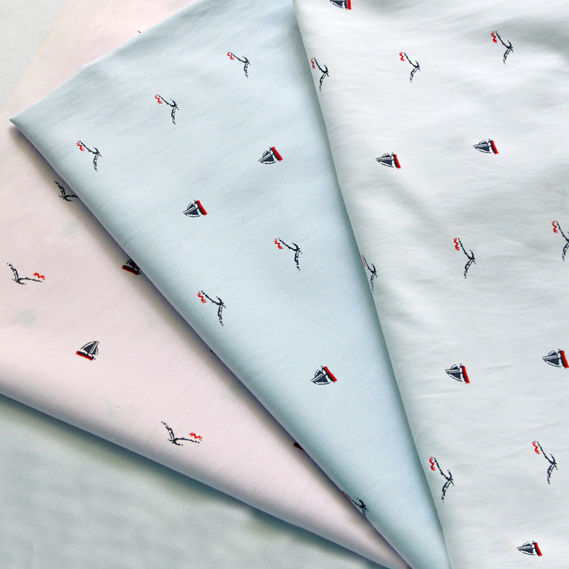 Тканина сорочечна твіл Вітрильник рожева, фото 4